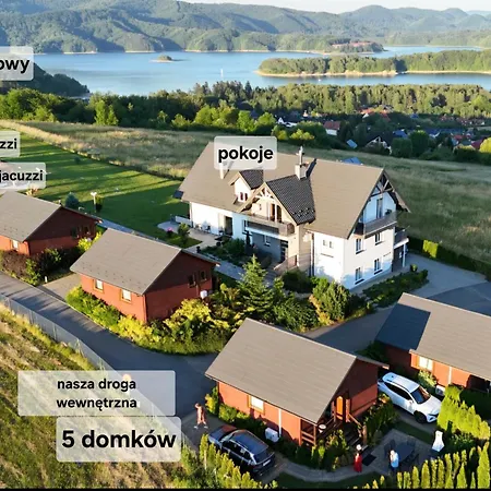 KICZARA Domki ogrzewane nad Jeziorem Solińskim w centrum Polańczyka60180--6454-2
